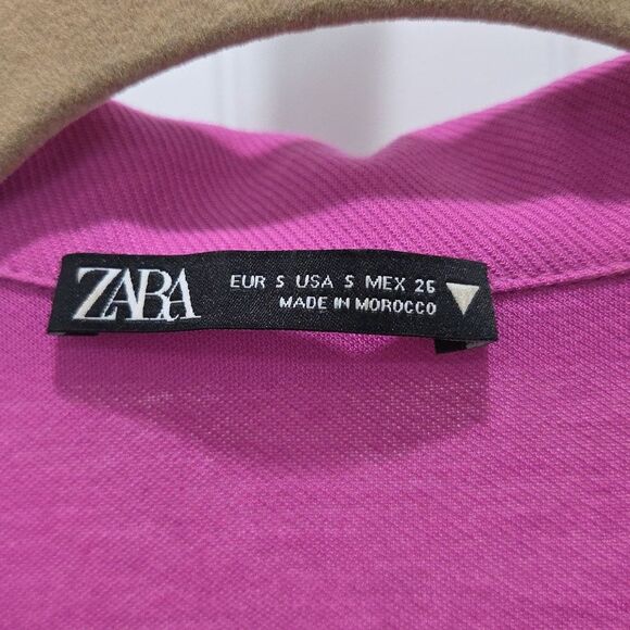 Zara Womans Vneck Long Sleeve Mini Dress, Size Small - Picture 3 of 4